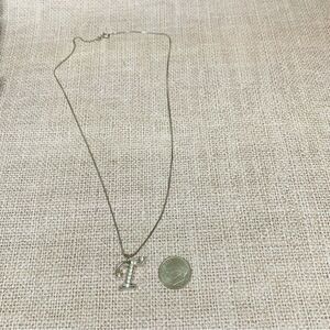 Avon Initial T Sterling Silver Chain